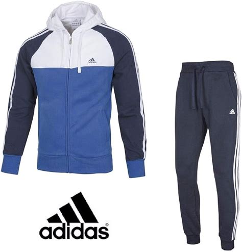 adidas weißer trainingsanzug|adidas trainingsanzug herren baumwolle.